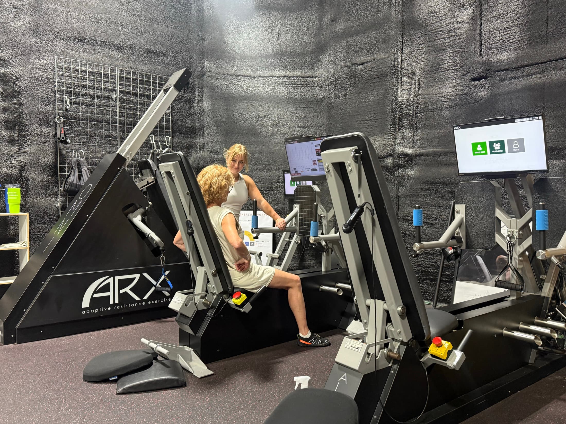 Members training in the BioFit gym