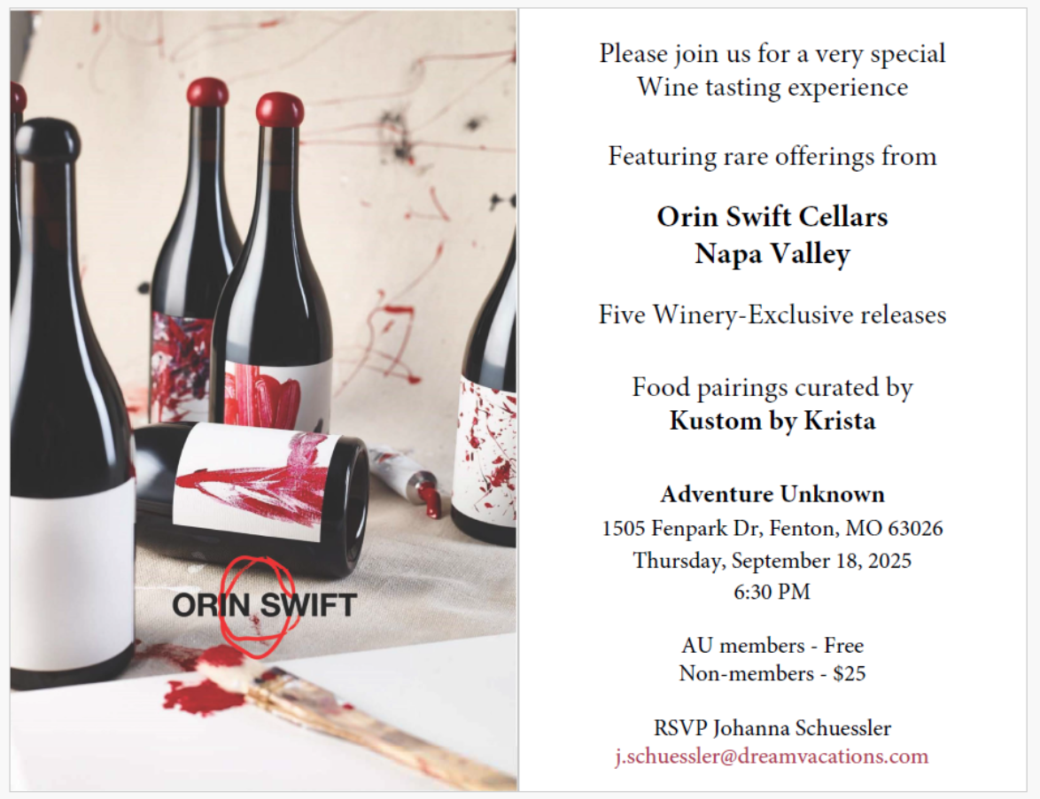 Bringing Napa to Adventure Unknown